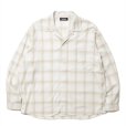 画像1: ROTTWEILER/R9 OMBRE SHIRT（BEIGE）［オンブレチェックシャツ-25春夏］ (1)