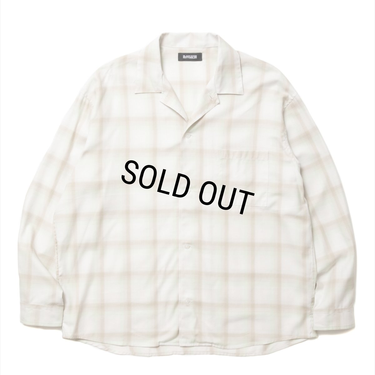 画像1: 【30％OFF】ROTTWEILER/R9 OMBRE SHIRT（BEIGE）［オンブレチェックシャツ-25春夏］ (1)