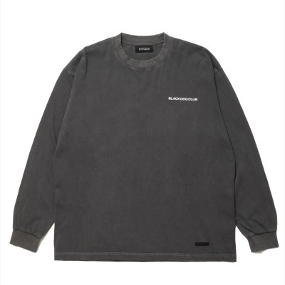 画像1: 【30％OFF】ROTTWEILER/R9 PIGMENT LS TEE（CHARCOAL）［ピグメント染めオリジナル長袖T-25春夏］