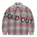 WACKO MARIA/WOOL CHECK 50'S JACKET（RED）［ウールチェック50'S JKT-24秋冬］