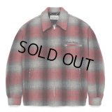 WACKO MARIA/WOOL CHECK 50'S JACKET（RED）［ウールチェック50'S JKT-24秋冬］