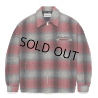 WACKO MARIA/WOOL CHECK 50'S JACKET（RED）［ウールチェック50'S JKT-24秋冬］