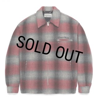 WACKO MARIA/WOOL CHECK 50'S JACKET（RED）［ウールチェック50'S JKT