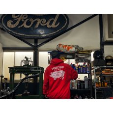 画像6: PORKCHOP/PORK BACK HOODIE（RED）［プルオーバーパーカー-24秋冬］ (6)