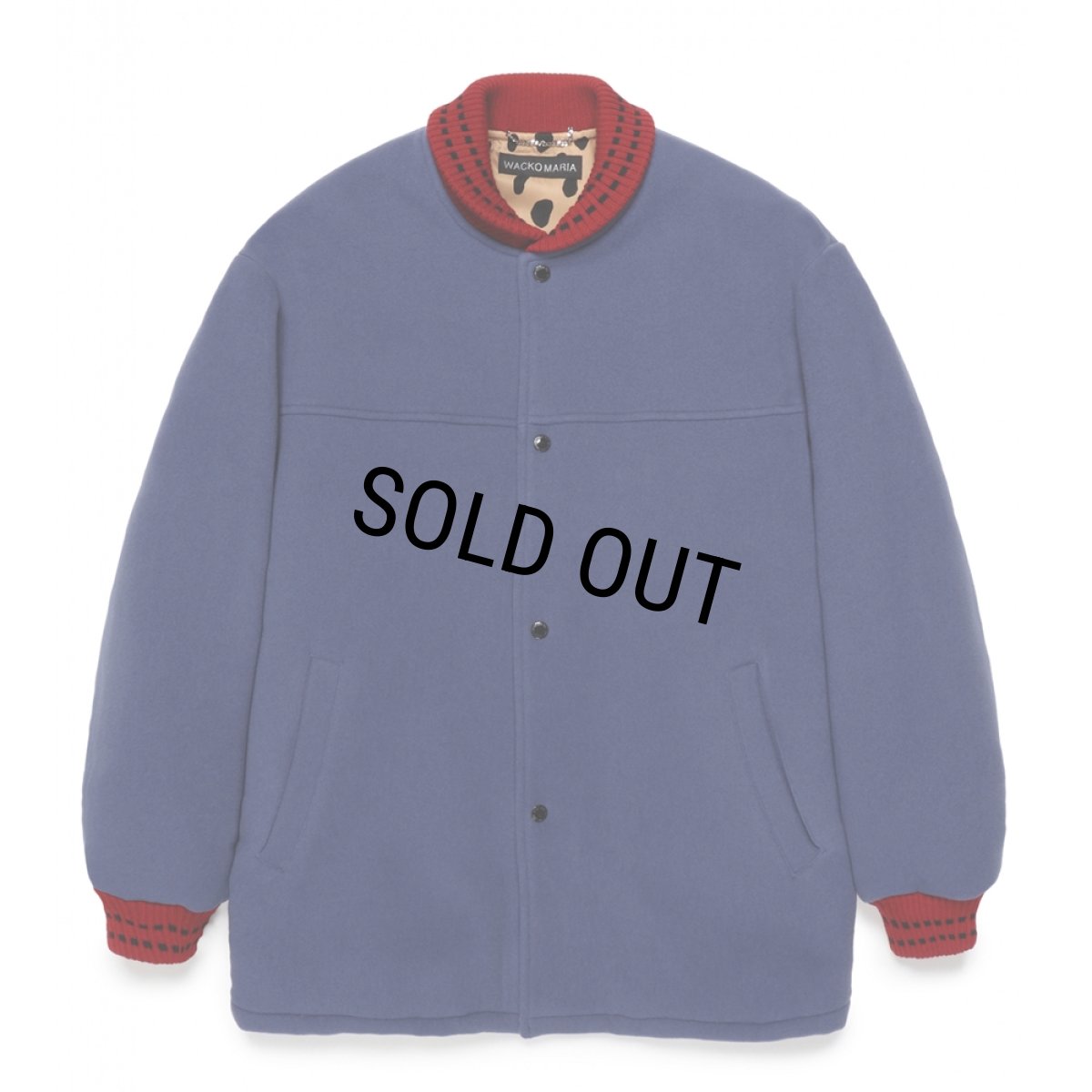 画像1: WACKO MARIA/CAR CLUB JACKET（BLUE）［カークラブJKT-24秋冬］ (1)