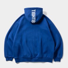 画像2: 【30%OFF】TIGHTBOOTH/LOGO ZIP HOODED SWEAT SHIRT（Blue）［ジップアップフーディー-24秋冬］ (2)