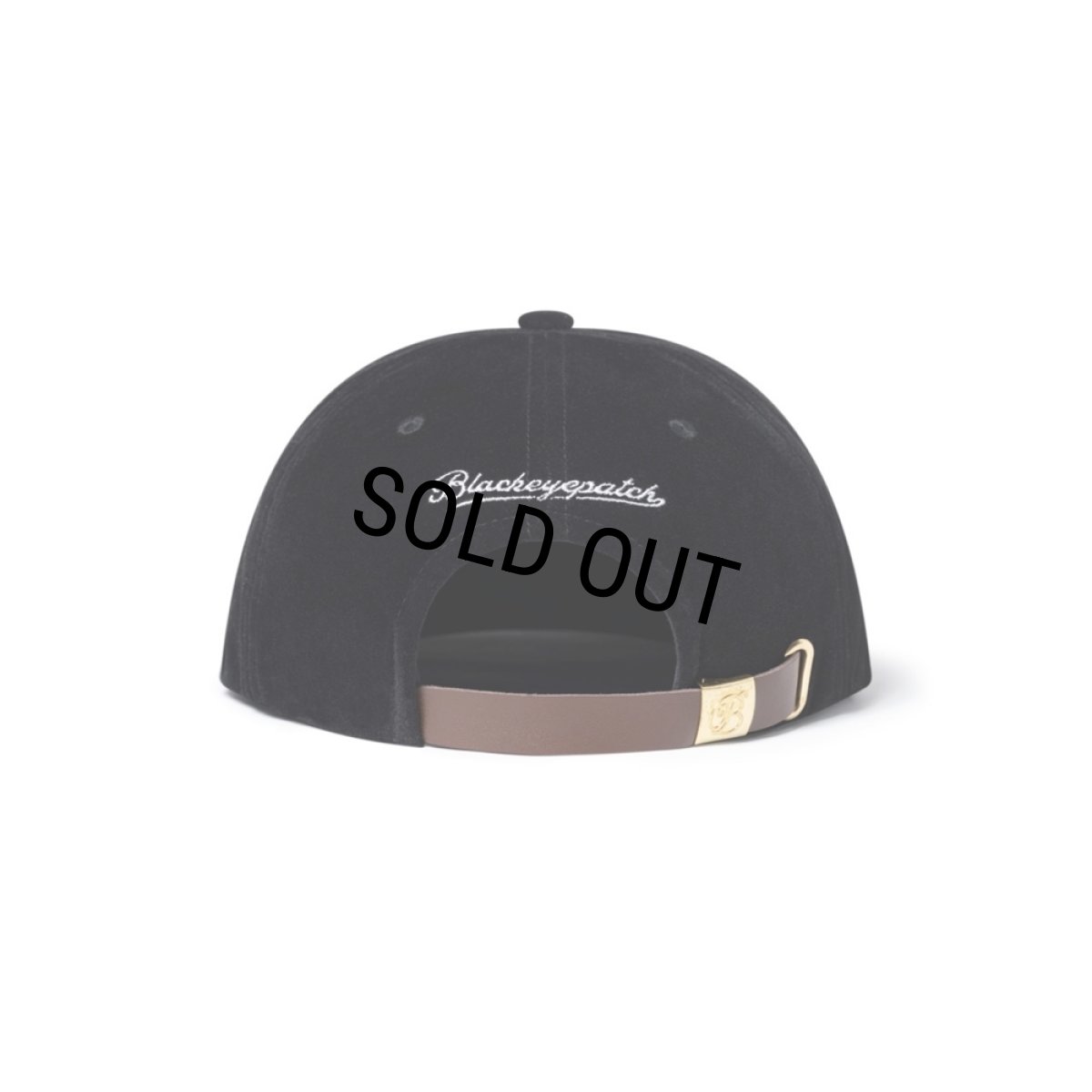画像2: BlackEyePatch/OG LABEL VELOUR CAP（BLACK） (2)