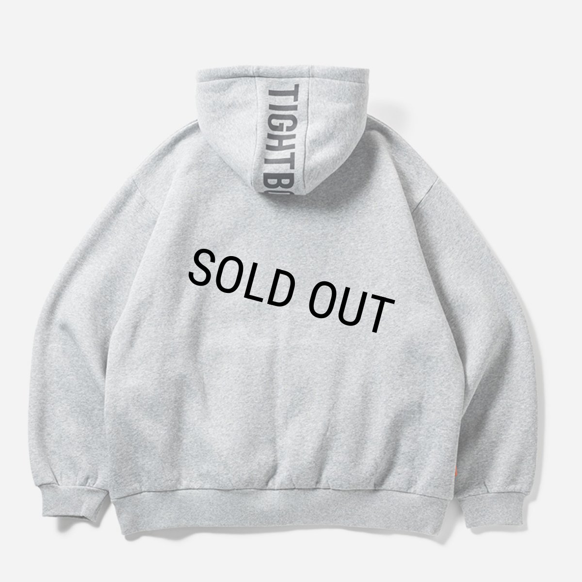 画像2: 【30%OFF】TIGHTBOOTH/LOGO ZIP HOODED SWEAT SHIRT（Grey）［ジップアップフーディー-24秋冬］ (2)
