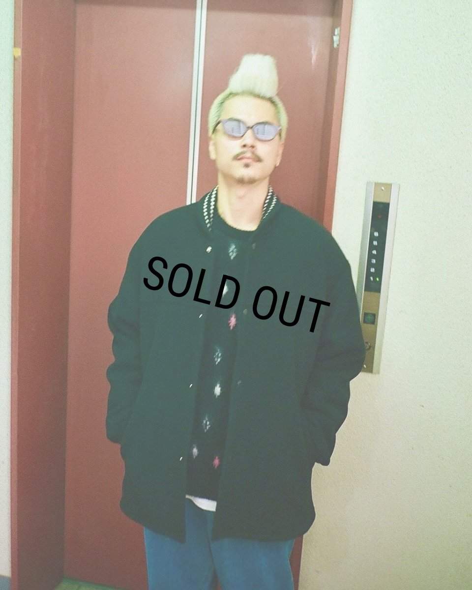 画像3: WACKO MARIA/DIAMOND HEAVY MOHAIR KNIT SWEATER（BLACK）［ダイヤモンドヘビーモヘアセーター-24秋冬］ (3)