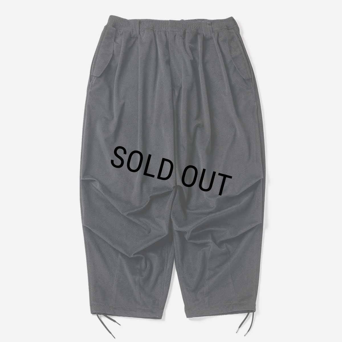 画像1: TIGHTBOOTH/GEOMETRIC CORD SNOW PANTS（Black）［ジオメトリックコーデュロイスノーパンツ-24秋冬］ (1)