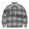 WACKO MARIA/WOOL CHECK 50'S JACKET（GRAY）［ウールチェック50'S JKT-24秋冬］