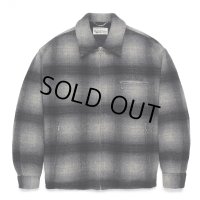 WACKO MARIA/WOOL CHECK 50'S JACKET（GRAY）［ウールチェック50'S JKT-24秋冬］