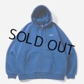 【30%OFF】TIGHTBOOTH/LOGO ZIP HOODED SWEAT SHIRT（Blue）［ジップアップフーディー-24秋冬］