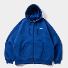 画像1: 【30%OFF】TIGHTBOOTH/LOGO ZIP HOODED SWEAT SHIRT（Blue）［ジップアップフーディー-24秋冬］ (1)
