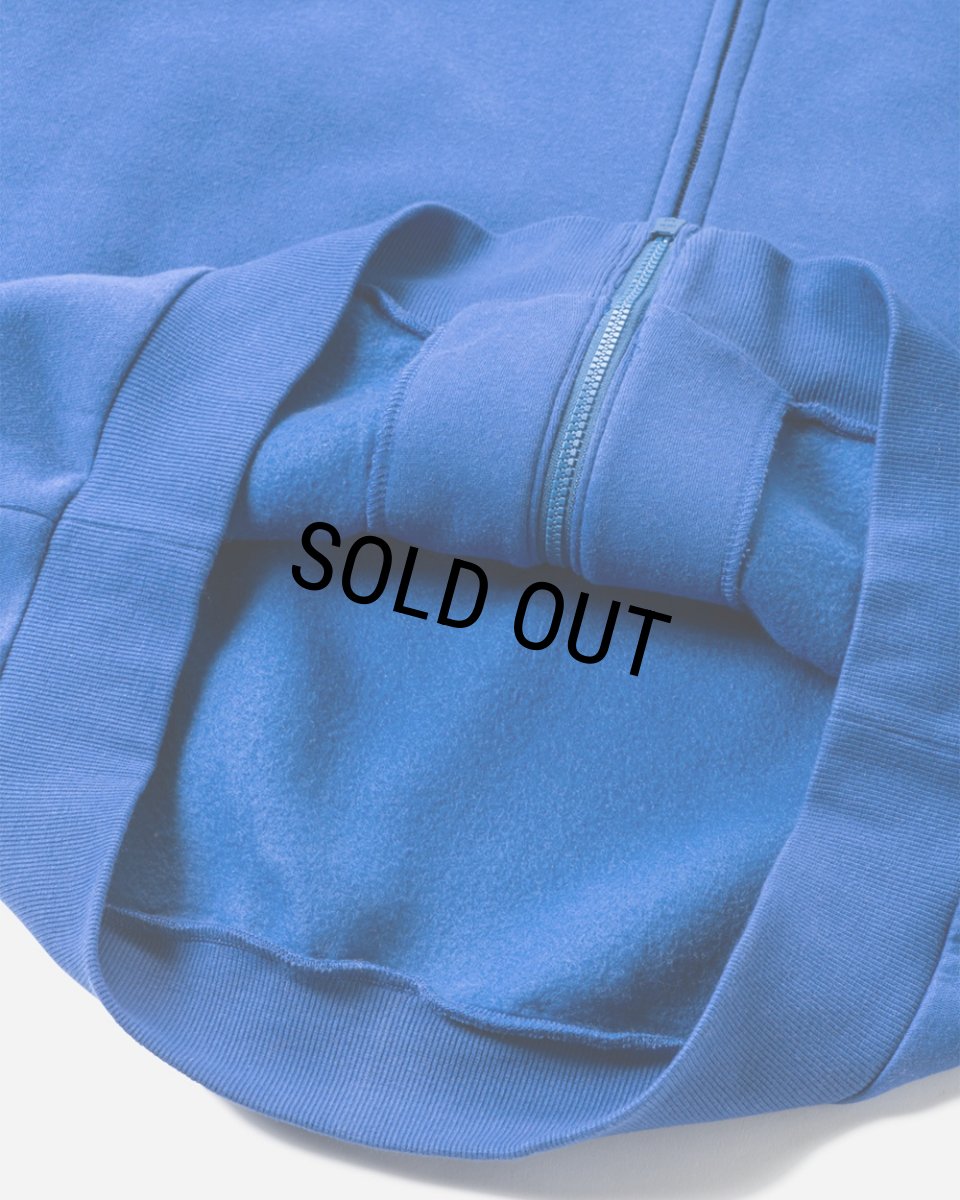 画像9: 【30%OFF】TIGHTBOOTH/LOGO ZIP HOODED SWEAT SHIRT（Blue）［ジップアップフーディー-24秋冬］ (9)