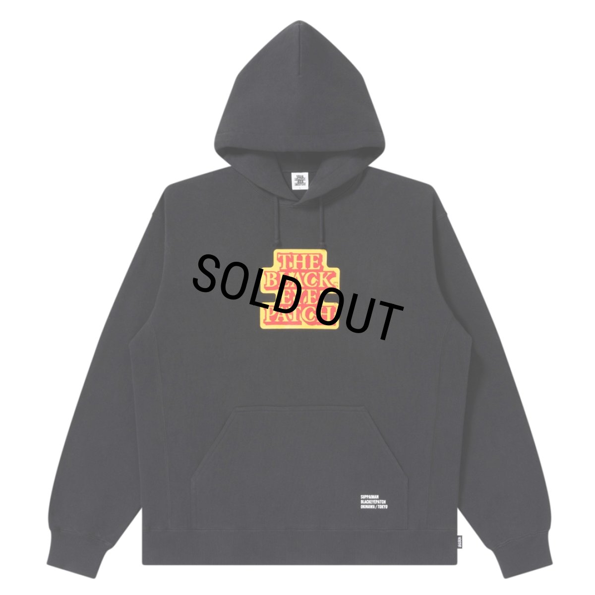 画像1: BlackEyePatch/SUPPAIMAN OG LABEL HOODIE(BLACK) (1)