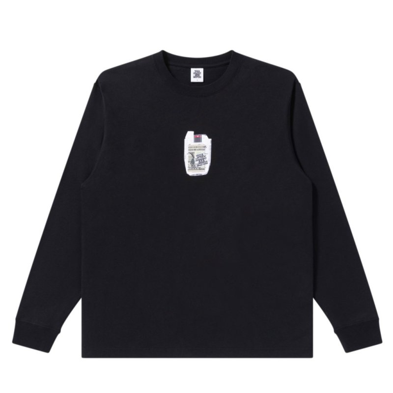 画像1: BlackEyePatch/PACK IN THE POCKET L/S TEE(BLACK)