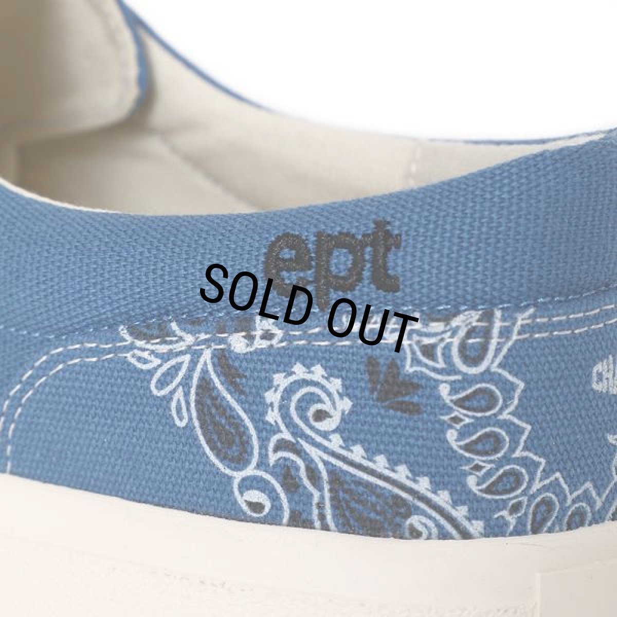 画像8: CHALLENGER/BANDANA SNEAKERS（×ept）（NAVY）［バンダナスニーカー-24秋冬］ (8)