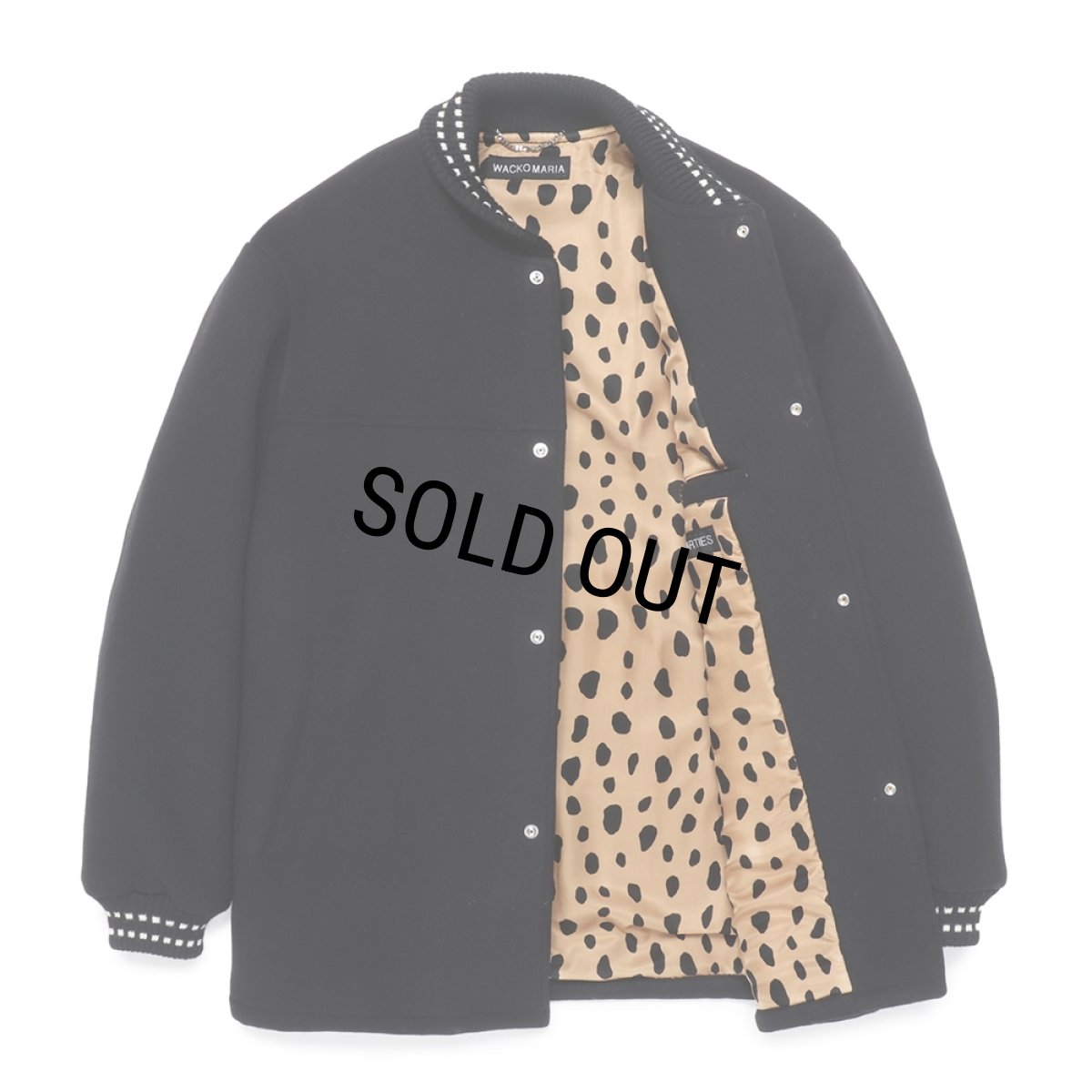 画像3: WACKO MARIA/CAR CLUB JACKET（BLACK）［カークラブJKT-24秋冬］ (3)