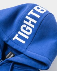 画像4: 【30%OFF】TIGHTBOOTH/LOGO ZIP HOODED SWEAT SHIRT（Blue）［ジップアップフーディー-24秋冬］ (4)