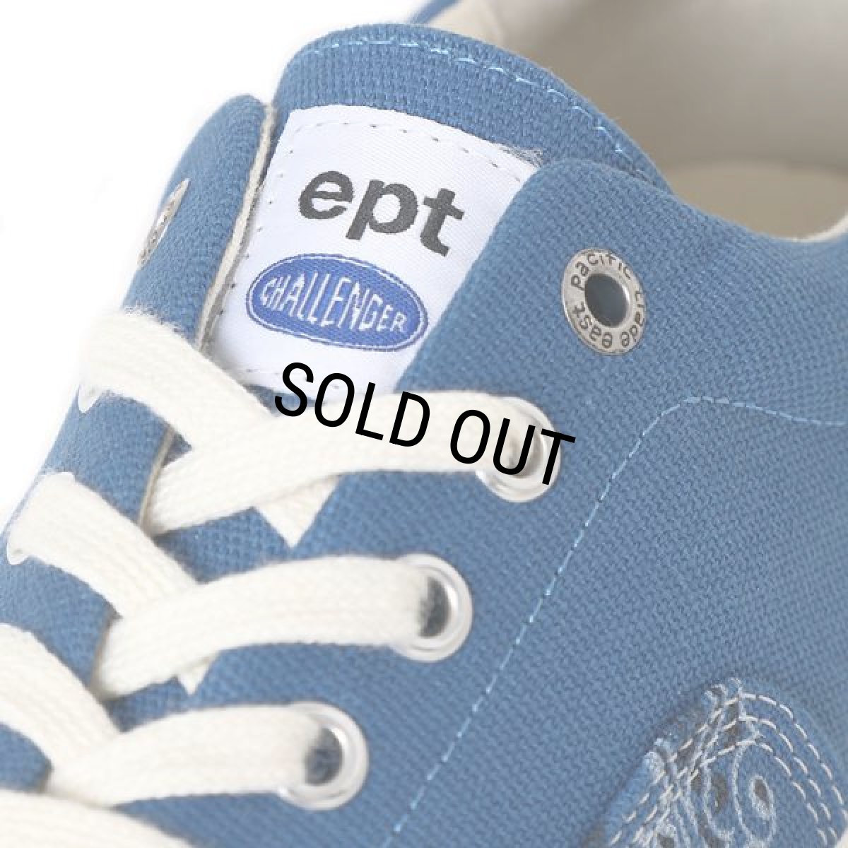 画像6: CHALLENGER/BANDANA SNEAKERS（×ept）（NAVY）［バンダナスニーカー-24秋冬］ (6)