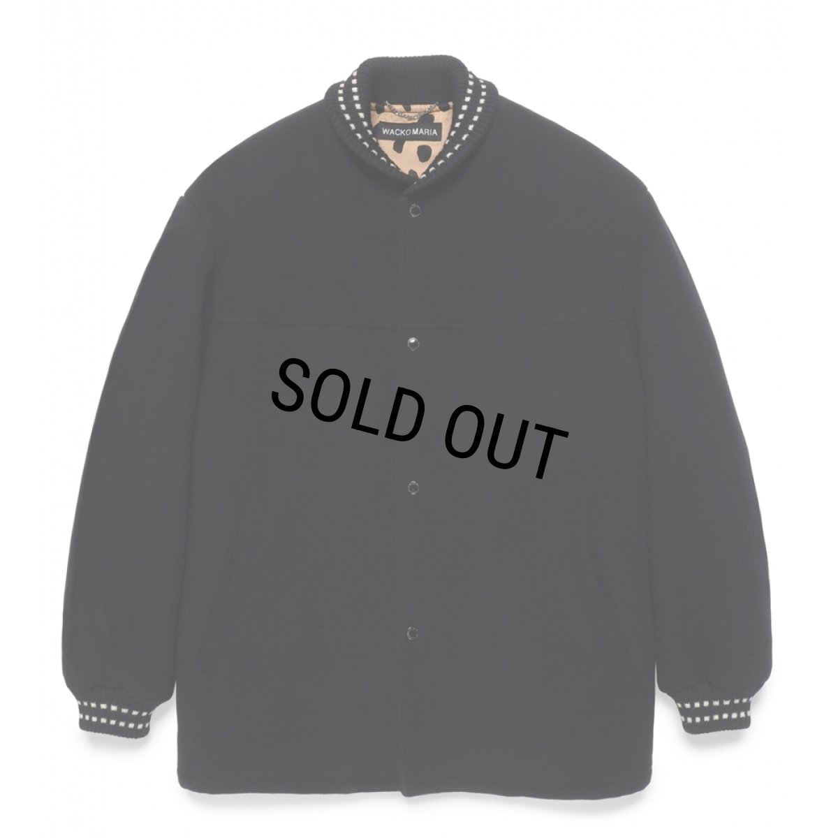 画像1: WACKO MARIA/CAR CLUB JACKET（BLACK）［カークラブJKT-24秋冬］ (1)