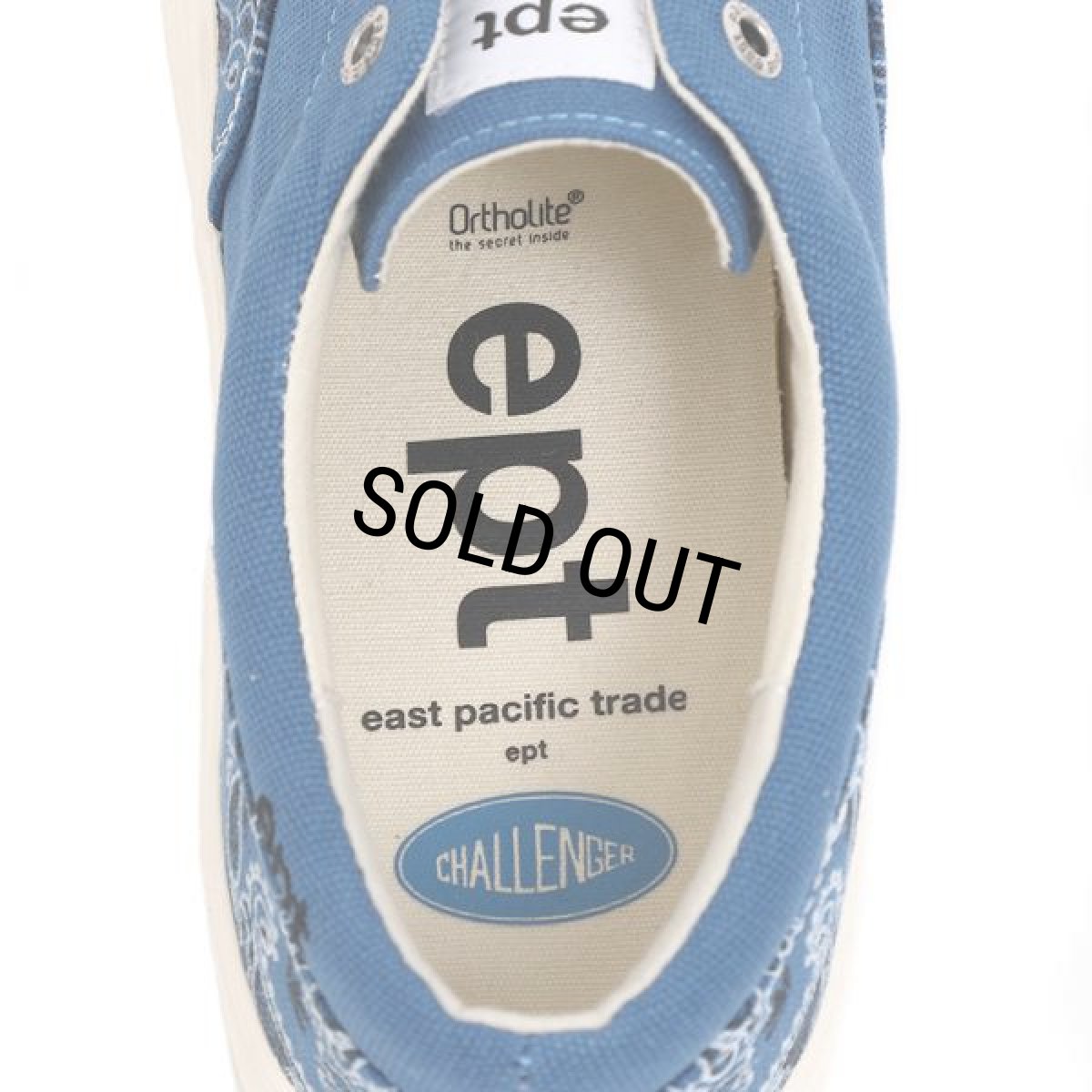 画像9: CHALLENGER/BANDANA SNEAKERS（×ept）（NAVY）［バンダナスニーカー-24秋冬］ (9)