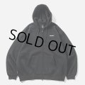 【30%OFF】TIGHTBOOTH/LOGO ZIP HOODED SWEAT SHIRT（Black）［ジップアップフーディー-24秋冬］