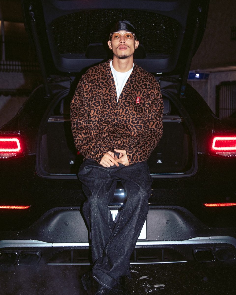 画像3: BlackEyePatch/SMALL HWC LEOPARD CARDIGAN(MULTI) (3)