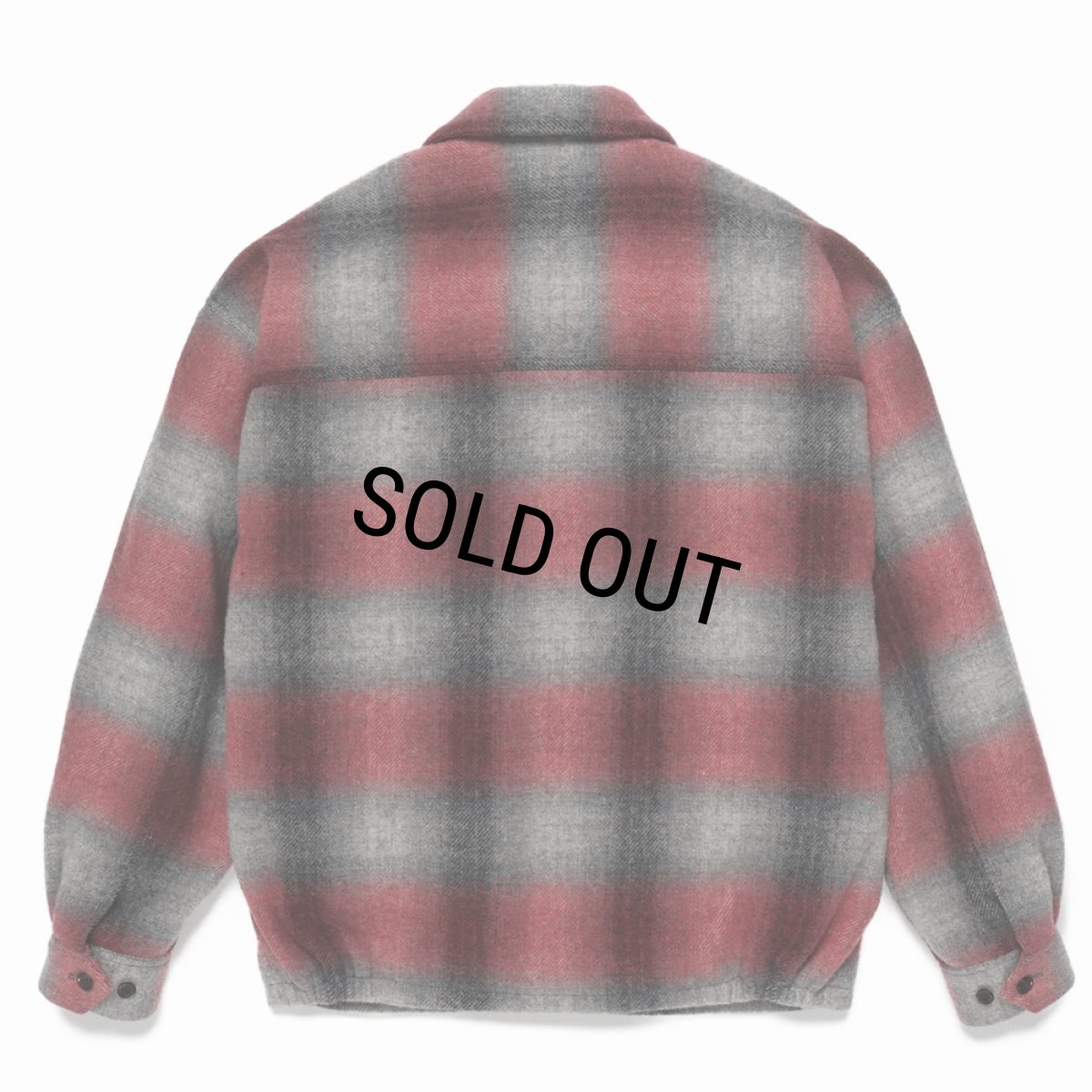 画像2: WACKO MARIA/WOOL CHECK 50'S JACKET（RED）［ウールチェック50'S JKT-24秋冬］ (2)