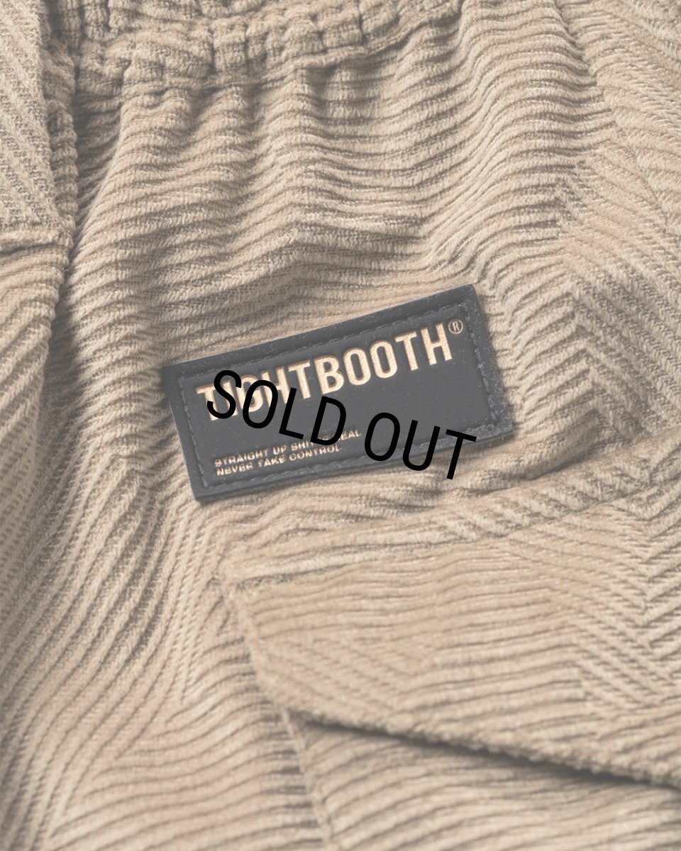 画像10: TIGHTBOOTH/GEOMETRIC CORD SNOW PANTS（Light Brown）［ジオメトリックコーデュロイスノーパンツ-24秋冬］ (10)