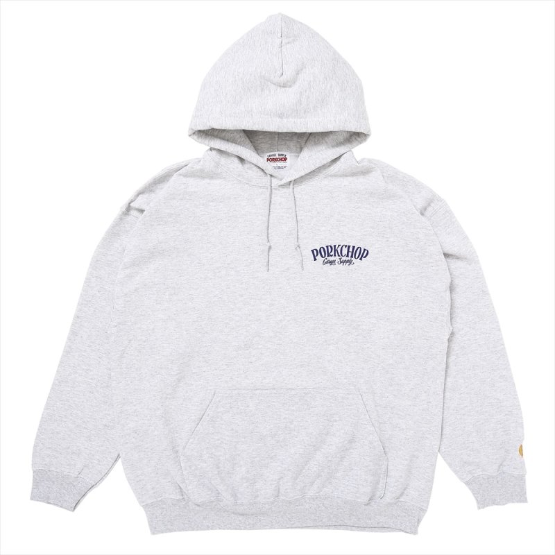 画像1: PORKCHOP/PORK BACK HOODIE（ASH）［プルオーバーパーカー-24秋冬］