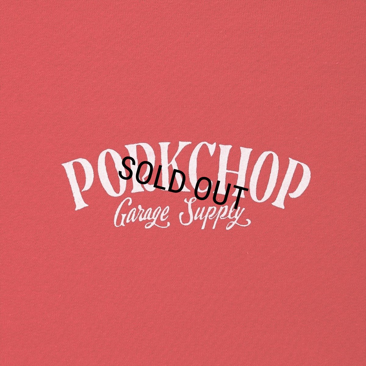 画像4: PORKCHOP/PORK BACK HOODIE（RED）［プルオーバーパーカー-24秋冬］ (4)