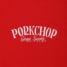 画像4: PORKCHOP/PORK BACK HOODIE（RED）［プルオーバーパーカー-24秋冬］ (4)
