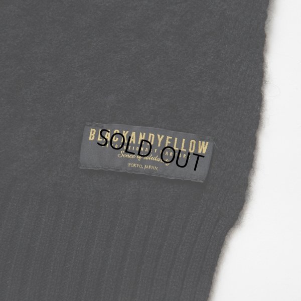 画像3: RATS/CASHMERE MUFFLER（BLACK）［カシミアマフラー-24秋冬］