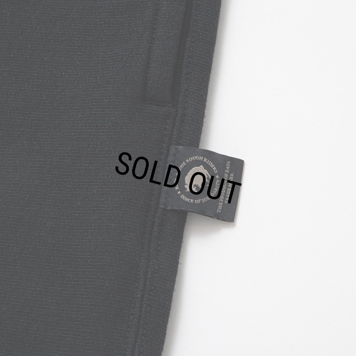 画像4: 【40%OFF】RATS/SWEAT SLACKS PANTS（BLACK）［スウェットスラックスパンツ-24秋冬］ (4)