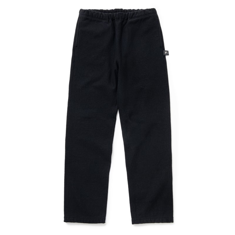 画像1: 【30%OFF】RATS/SWEAT SLACKS PANTS（BLACK）［スウェットスラックスパンツ-24秋冬］