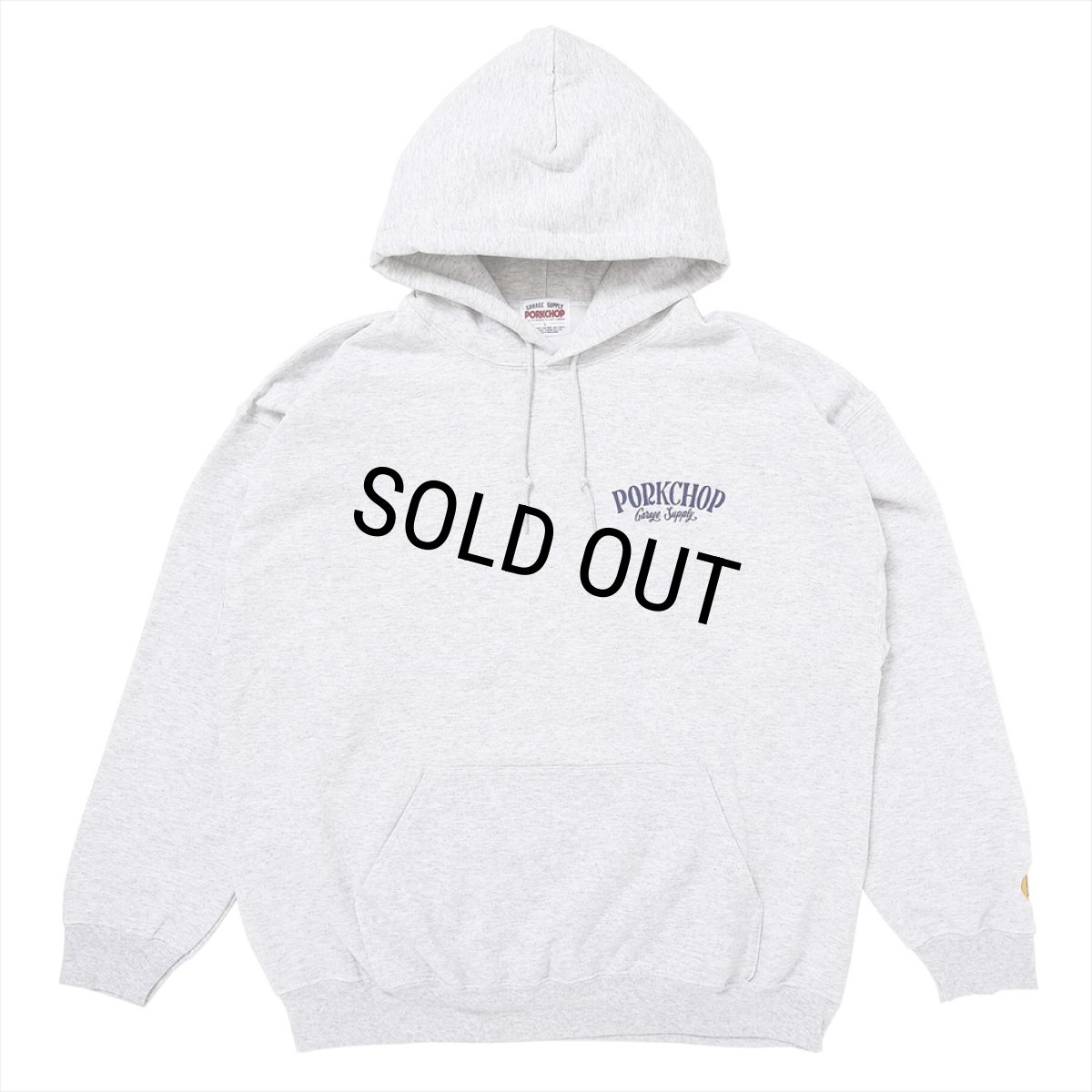 画像2: PORKCHOP/PORK BACK HOODIE（ASH）［プルオーバーパーカー-24秋冬］ (2)