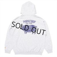 PORKCHOP/PORK BACK HOODIE（ASH）［プルオーバーパーカー-24秋冬］