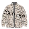 WACKO MARIA/REVERSIBLE LEOPARD BOA FLEECE JACKET（WHITE）［リバーシブルレオパードボアフリースJKT-24秋冬］