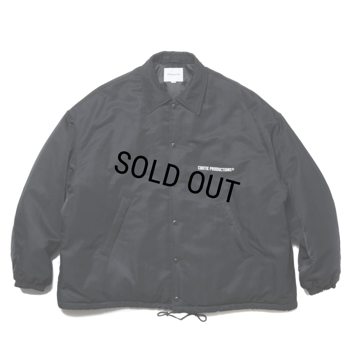 画像1: COOTIE PRODUCTIONS/Error Fit Padded Coach Jacket（Black）［エラーフィットコーチJKT-24秋冬］ (1)