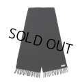 COOTIE PRODUCTIONS/Wool Stole（Black）［ウールストール-24秋冬］