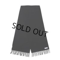 COOTIE PRODUCTIONS/Wool Stole（Black）［ウールストール-24秋冬］