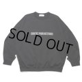 COOTIE PRODUCTIONS/Polyester Ripstop Jersey Crew（Black）［ポリエステルリップストップクルー-24秋冬］