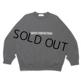 COOTIE PRODUCTIONS/Polyester Ripstop Jersey Crew（Black）［ポリエステルリップストップクルー-24秋冬］