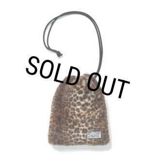 WACKO MARIA/DRAWSTRING BAG（LEOPARD FUR）［ドローストリングバッグ