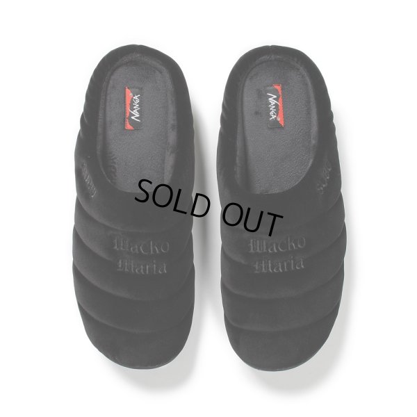 画像1: WACKO MARIA/NANGA / SUBU / VELVET AURORA WINTER SANDALS（BLACK）［ウインターサンダル-24秋冬］