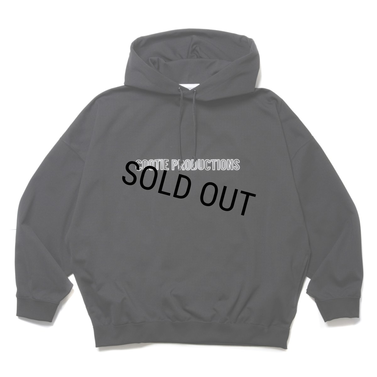 画像1: COOTIE PRODUCTIONS/Polyester Ripstop Jersey Hoodie（Black）［ポリエステルリップストップフーディー-24秋冬］ (1)