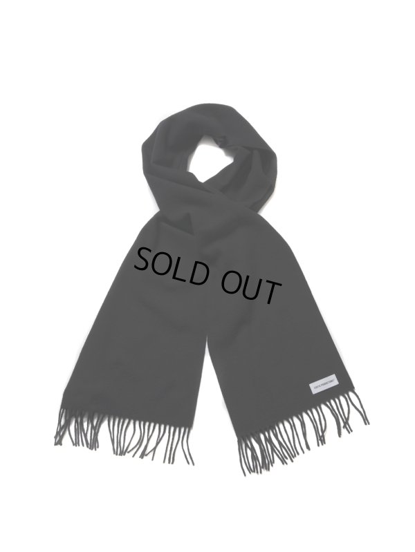 画像2: COOTIE PRODUCTIONS/Wool Stole（Black）［ウールストール-24秋冬］