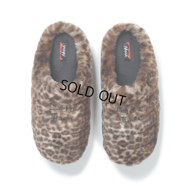 画像1: WACKO MARIA/NANGA / SUBU / LEOPARD FUR AURORA WINTER SANDALS（BEIGE）［ウインターサンダル-24秋冬］